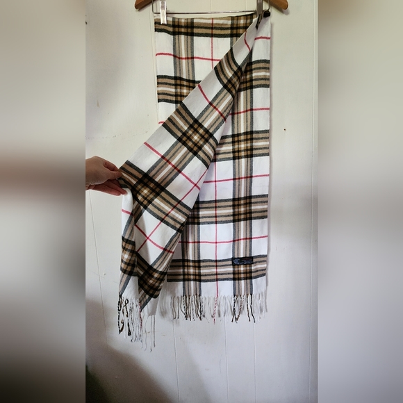 Janice Apparel Cashmere Feel Luxury Plaid Scarf - Picture 4 of 6